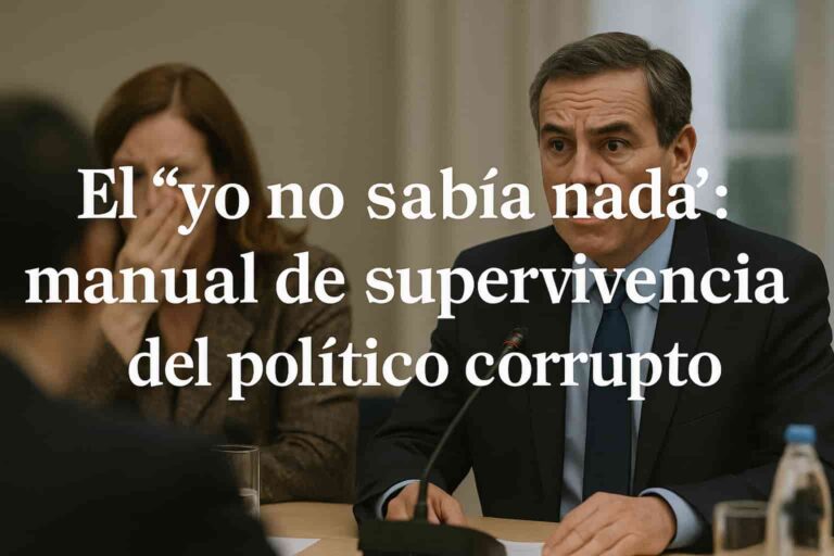 Un político responde ante una comisión parlamentaria